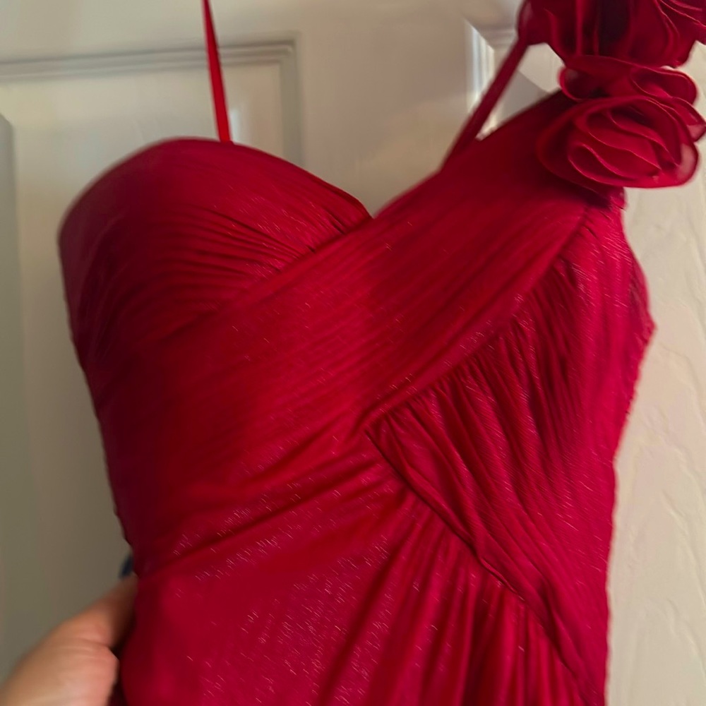 Aqua dresses size 8. Beautifully made. Rich raspberry colored.